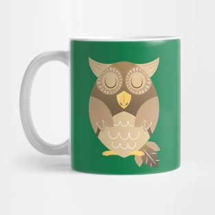 Animal Alphabet Q - Owl Mug